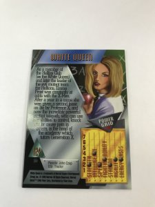 WHITE QUEEN #124 card : Marvel Metal 1995 Fleer Chromium; NM/M X-men, base