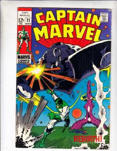 Captain Marvel #11 (Mar-69) VG+ Affordable-Grade Captain Marvel