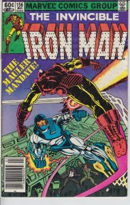 IRON MAN #156 (Mar 1982) Glossy VG 4.0