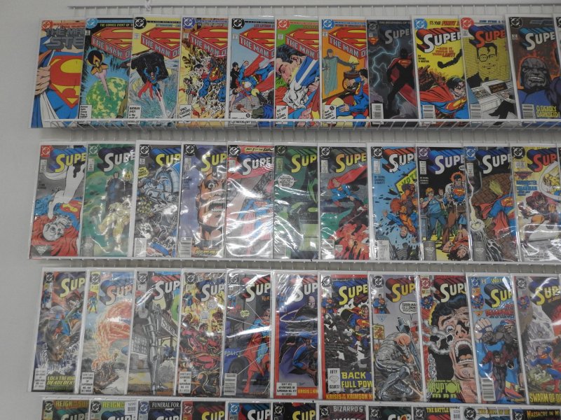 Huge Lot 150 ALL SUPERMAN COMICS!!!! W/ Key Issues! Avg VF Condition!