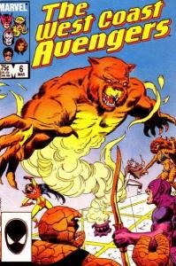 West Coast Avengers (1985 series)  #6, NM- (Stock photo)