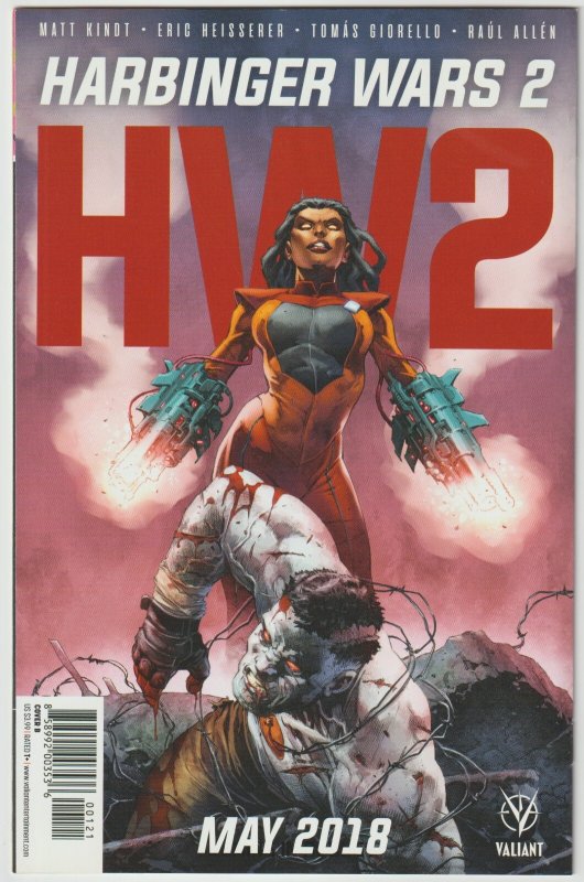 Quantum & Woody #1 (Dec 2017, Valiant), NM-MT condition (9.8)