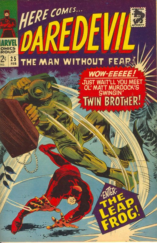 Daredevil #25 GD ; Marvel | low grade comic 1st Appearance Leap-Frog