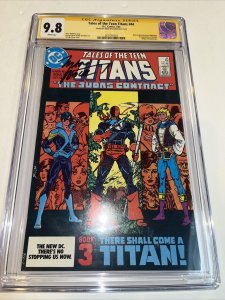 Tales of The Teen Titans (1984) # 44 (CGC 9.8 SS) Signed Wolfman • 1st Nightwing