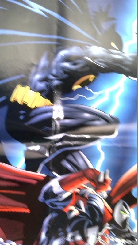 Spawn & Batman | DC/ Image | Folded Comic Shop Dealer Promo Poster| 25x17 | 1994