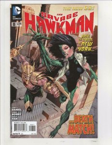 SAVAGE HAWKMAN #8, NM-, Tony Daniel, Philip Tan, 2011 2012, more DC in store