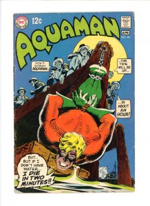 Aquaman #44 1969  VG/F  Cardy Cover!  Jim Aparo Interior Art!  Search for Mera!