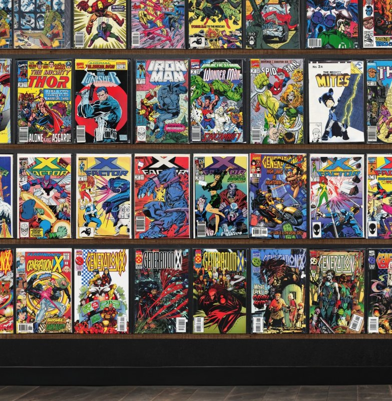 Huge Lot 150+ Comics with Generation X, X-Factor, Trinity, Iron Man & More!