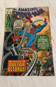 The Amazing Spider-Man #88 (1970) arms of dr octopus - half popped staple lower