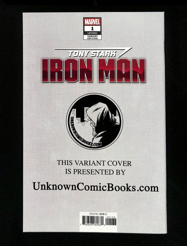 Tony Stark: Iron Man #1 Andrews Virgin Variant