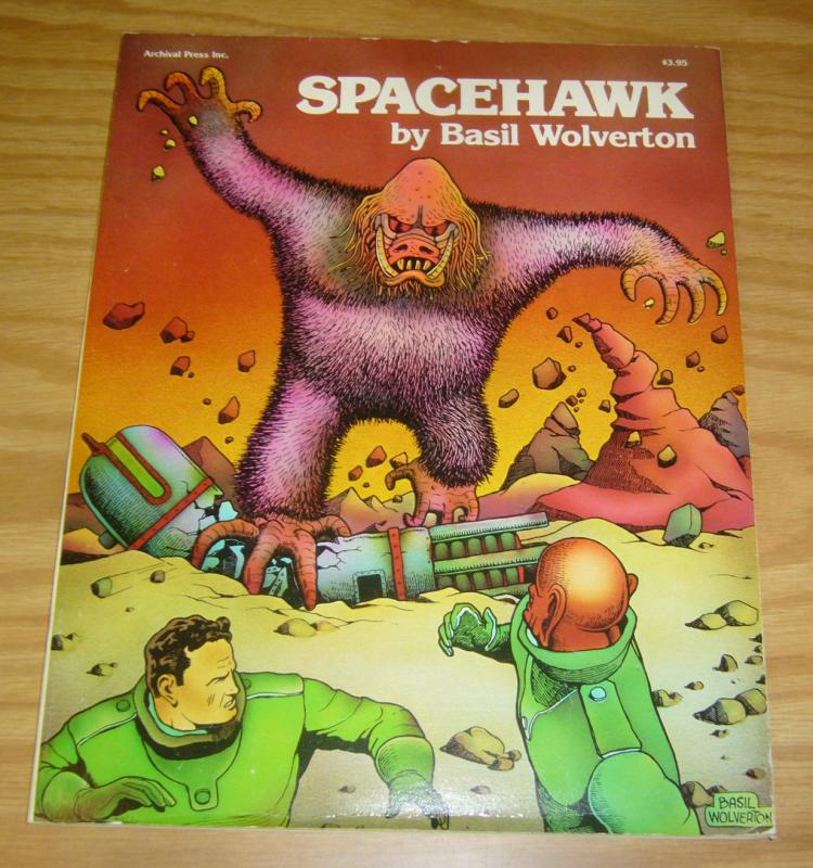 Spacehawk by Basil Wolverton TPB VF- archival press published in 1978 sc book