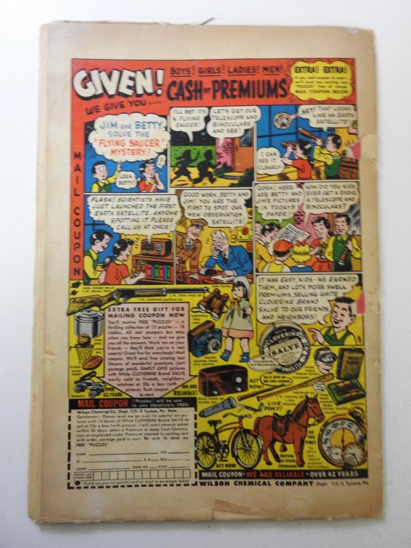 Adventure Comics #236 FR/GD Condition 4 in spine split, top staple missing