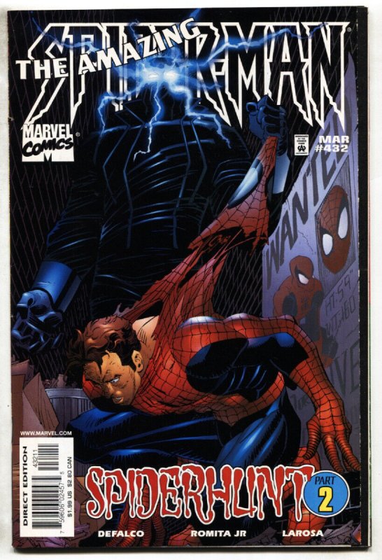 AMAZING SPIDER-MAN #432 Mavel-1st Black Tarantula Comic Book NM-