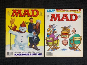 1990 MAD MAGAZINE #294 & 295 FN/FN+ Alfred E Neuman Back to the Future LOT of 2