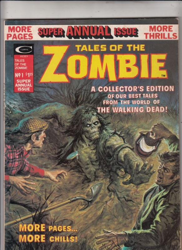 Tales of the Zombies Super Annual #1 (Jan-75) VF/NM High-Grade Zombies