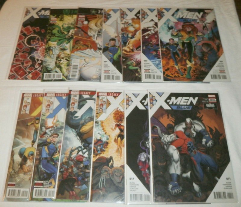 X-Men Blue #1-4,8-13+/X-Men Gold #1-6 2017 Prime, Cable comic book lot of 22