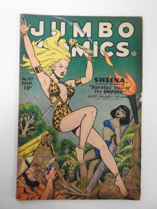 Jumbo Comics #97 (1947) VG+ Condition 1 in spine split