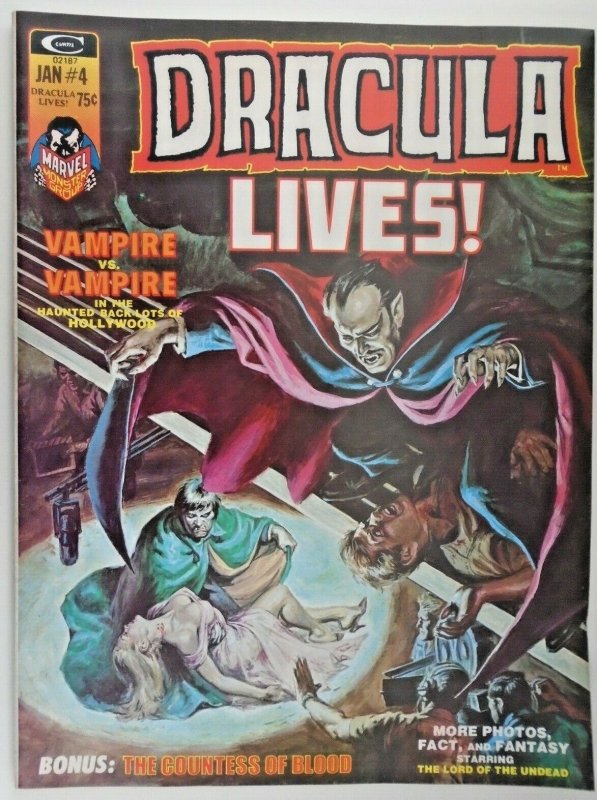 mm Dracula Lives! (1973, Marvel) #4vf/nm Mike Ploog 