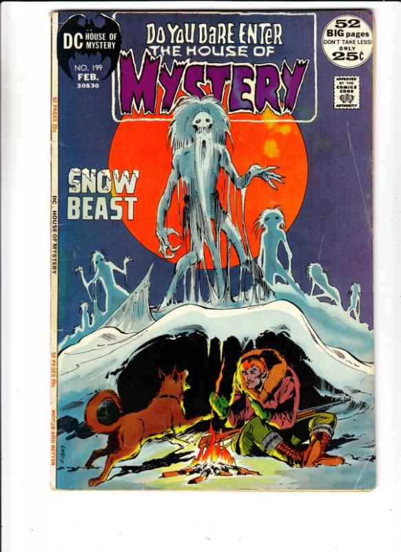 House of Mystery #199 (Feb-72) FN+ Mid-High-Grade Cain