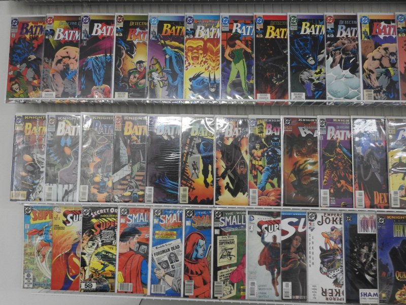 Huge Lot 140+ Comics W/ Batman + Robin, Batman, Superman+ Avg VF-NM Condition!