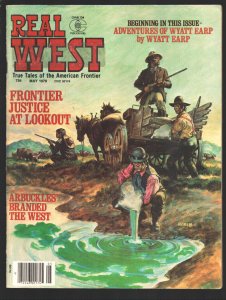 Real West 5/1978-Earl Norem cover art-Adventures of Wyatt Earp-Pancho Villa-W...