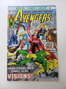 The Avengers #113 (1973) FN- condition stain back cover
