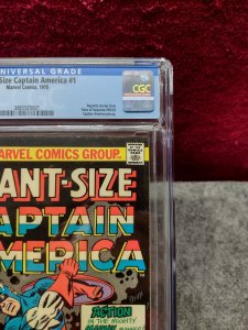 GIANT-SIZE CAPTAIN AMERICA #1 - CGC 8.0  - GIL KANE MIKE ESPOSITO COVER