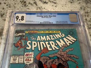 Amazing Spider-Man # 344 CGC Graded 9.8 Marvel Comic Book 1st Cletus Kasady JH22