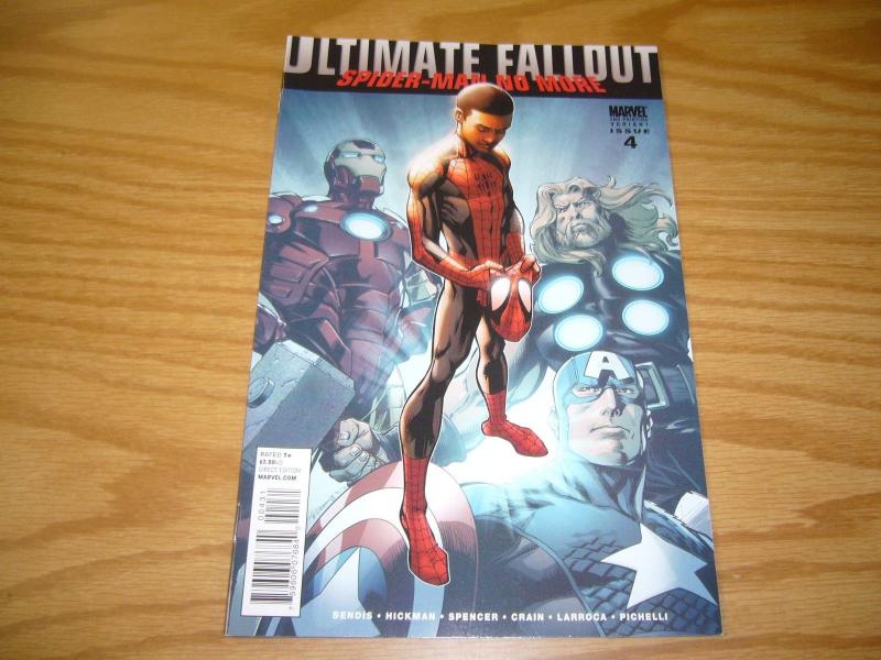 Ultimate Fallout #4 VF/NM miles morales with 2nd print variant - spider-verse