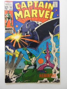 Captain Marvel #11 (1969) VG/FN condition