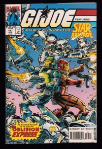 Capa G.I Joe Real American Hero #147 Phil Gosier & Randy Emberlin (7/7.5) 1994-