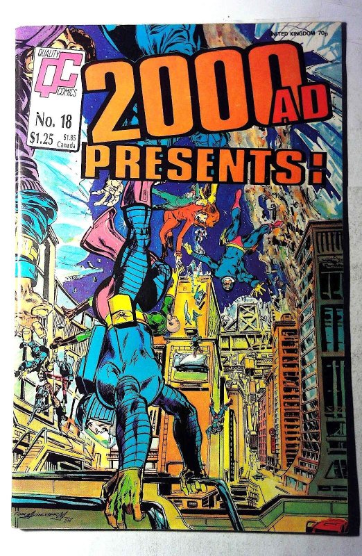 2000 AD Presents #18 (1987) Quality Comics 1st Print Comic Book