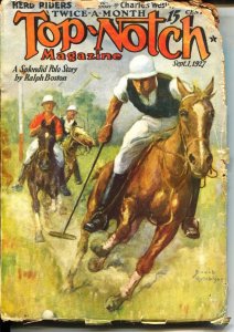 Top-Notch 9/4/1927-Polo horse cover by David Hutchison-The Man In The Wolf Skin