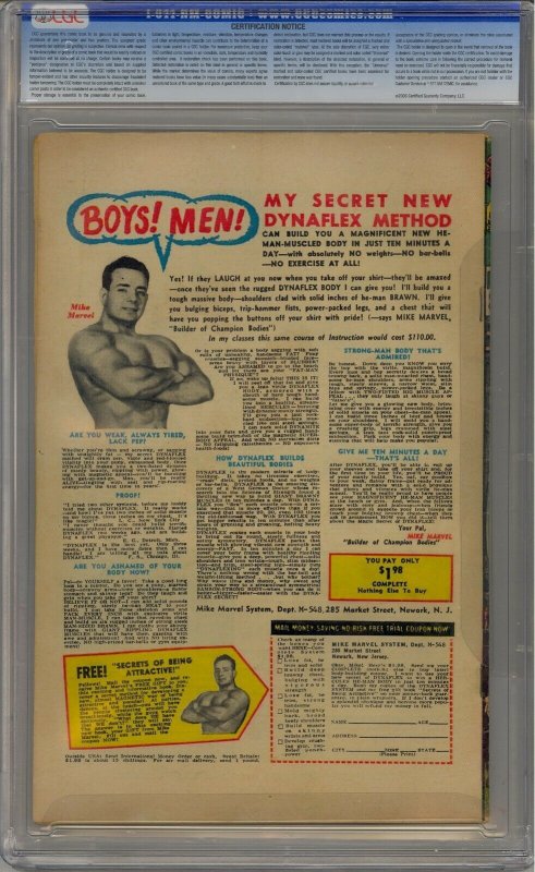 FANTASTIC FOUR #48 CGC 4.5 1ST SILVER SURFER GALACTUS CAMEO