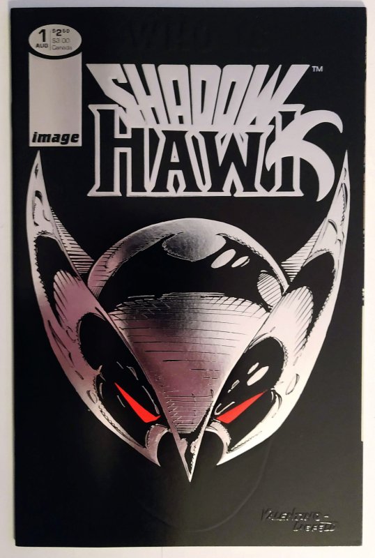Shadowhawk #1 (NM, 1992) FOIL COVER