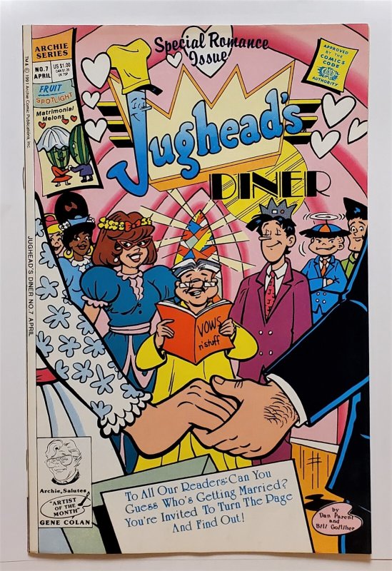 Jughead's Diner #7 (April 1991, Archie) 8.5 VF+