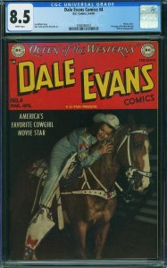 Dale Evans Comics #4 (1949) CGC 8.5