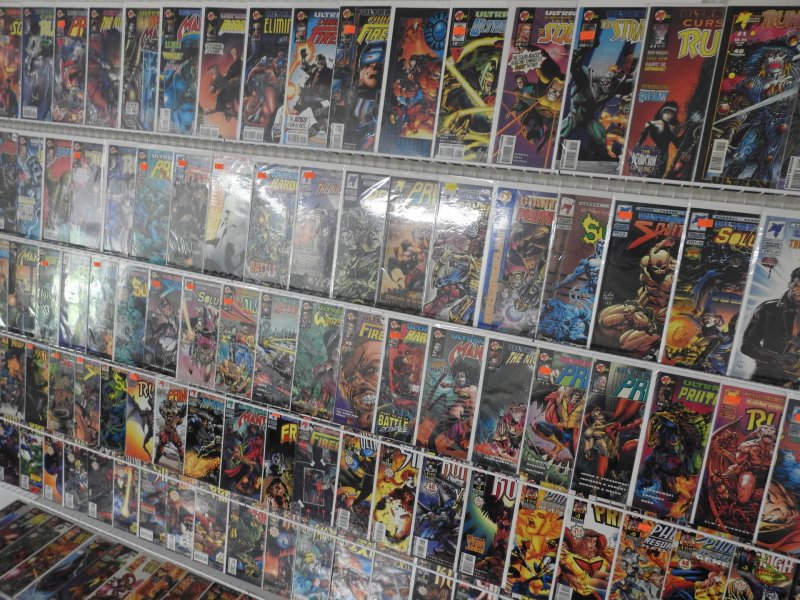 Huge Lot 160+ Comics W/ Prime, Night Man, Rune, Mantra+ Avg VF Condition!!