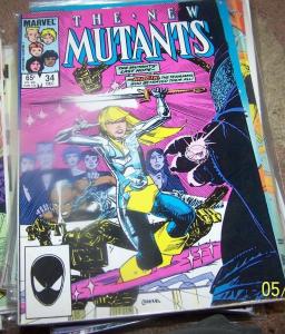 NEW MUTANTS  COMIC # 34   marvel   X MEN magik limbo