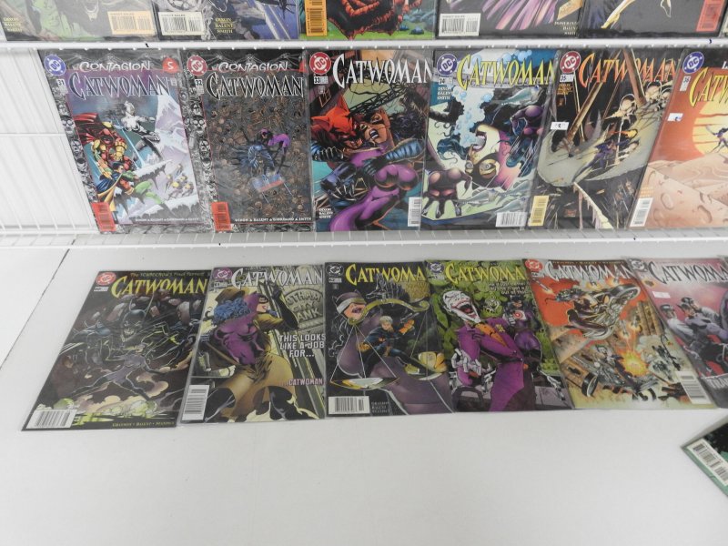 Lot of 60 Comics W/ Catwoman #0-37 +More! +Catwoman #1-4 (Mini-Series) Avg VF+