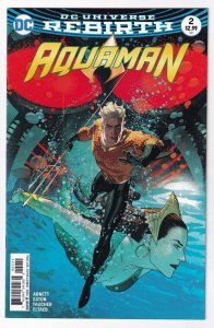 Aquaman #2 Variant September 2016 DC Rebirth Dan Abnett Scot Eaton