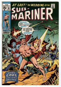 Sub-Mariner #36 April 1971 Roy Thomas-Buscema-Bernie Wrightson-Dorma & Attuma