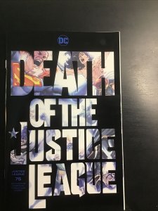 Justice League #75A Death of The Justice League (2022) DC Comics