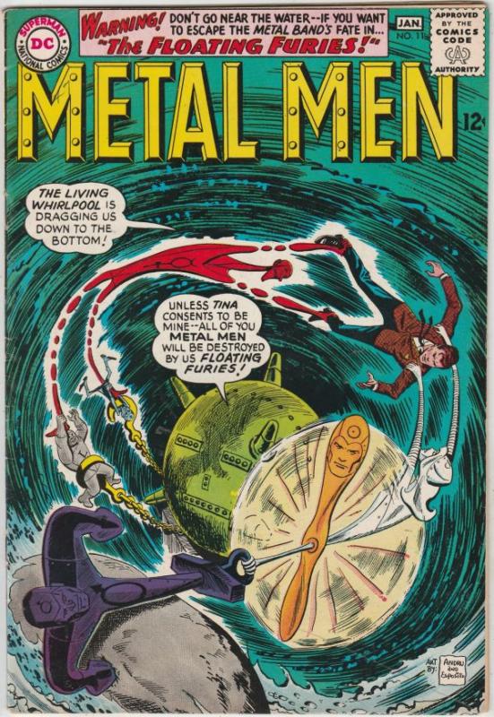 Metal Men #11 (Jan-65) FN/VF- Mid-High-Grade Metal Men (Led, Tina, Tin, Gold,...