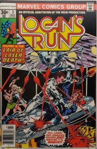 Logan's Run #3 (1977) Marvel Comics Movie Adaptation VF/NM