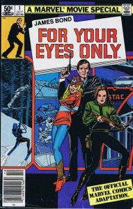 For Your Eyes Only #1 ORIGINAL Vintage 1981 Marvel Comics James Bond