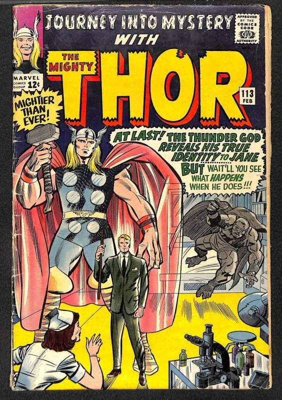 Journey Into Mystery #113 GD/VG 3.0 Marvel Comics Thor