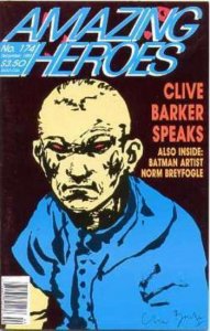 AMAZING HEROES 174 F-VF CLIVE BARKER SPEAKS; BREYFOGLE