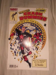 The Incredible Crash test Dummies #1 (1993, Harvey) vf cartoon toy action figure