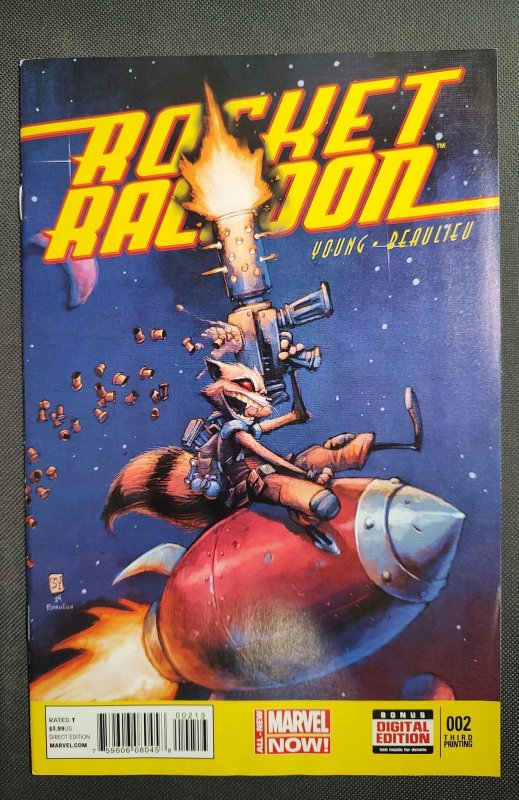 Rocket Raccoon #2 Third Print Cover (2014)